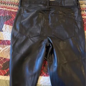 New without tags American Eagle leather like pants size 4 extra long